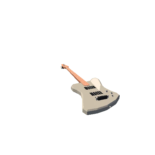 Bass Guitar Firebird Beige